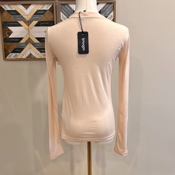 Allbirds Women’s Merino Wool Blend Trino LS Tee Classic Fit Aspen XS NWT - Picture 5 of 7